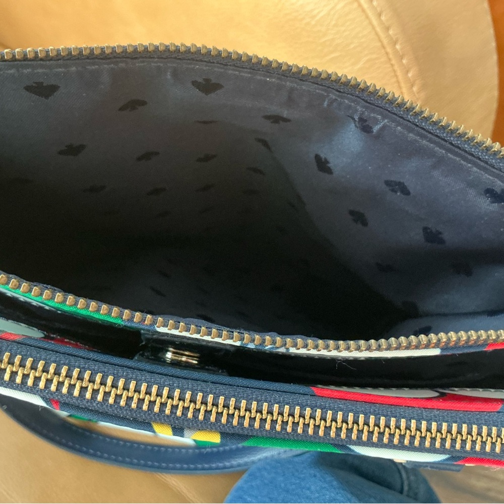 Kate Spade Red and Green Floral Tote - Picture 8 of 8